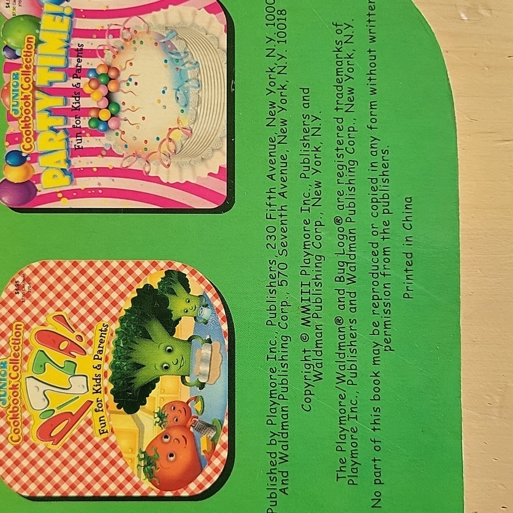 🌺3 For $10 Junior Cookbook Collection Pizza! Fun For Kids & Parents - Picture 3 of 13